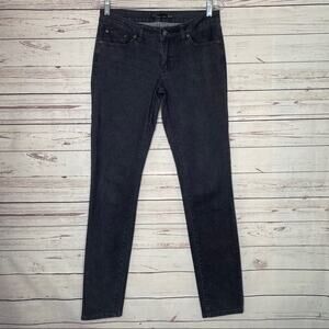 Prana Gray Print Kara Straight Leg Jeans Size 6/28